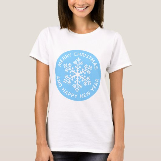 T-shirt du festival Blue Snowflake (Devant)