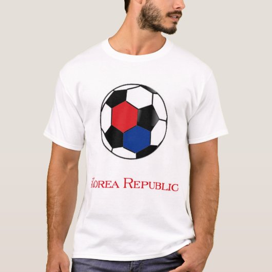 T-shirt du football de coupe du monde de (Devant)
