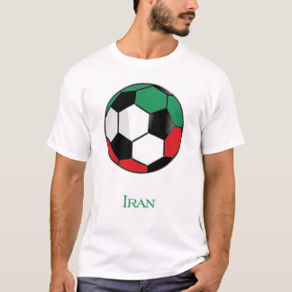 T-shirt du football de coupe du monde de l'Iran