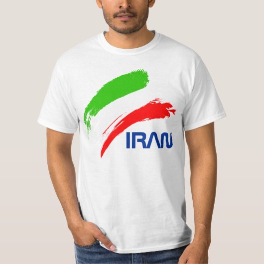 T-shirt du football de "Melli d'équipe" de #Iran (Devant)