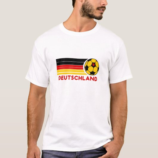 T-shirt du football du Deutschland (Devant)