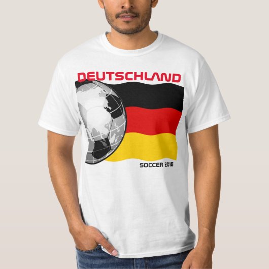 T-shirt du football du Deutschland (Devant)