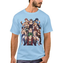 T-shirt du groupe Anime Heroes