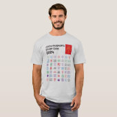 T-shirt du Guide des timbres de JoCo Passporto 202 (Devant entier)