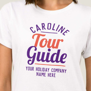 T-Shirt du guide touristique local. Tour Company