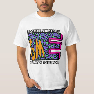 T-Shirt du logo bleu léopard EGM