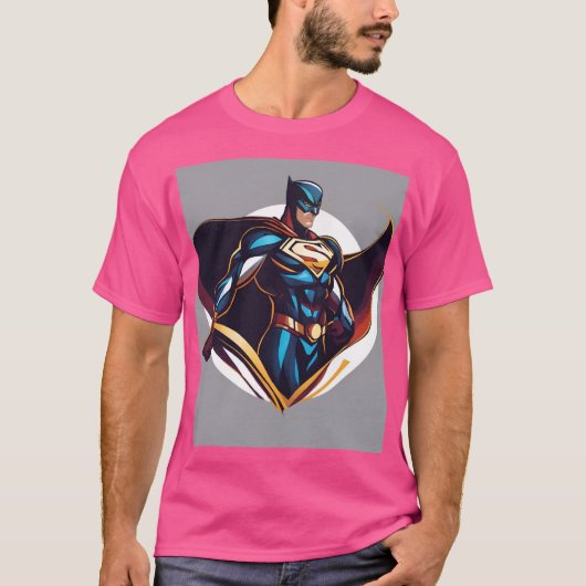 T-shirt du logo Bold Superhero (Devant)