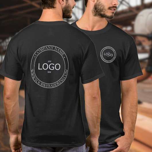 T-shirt du logo circulaire avant