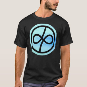 T-shirt du logo de bande violet profond