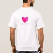 T-shirt du logo de Valentine (Dos)