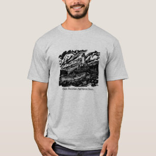 T-Shirt du logo du bloc de bois pour hommes - gris