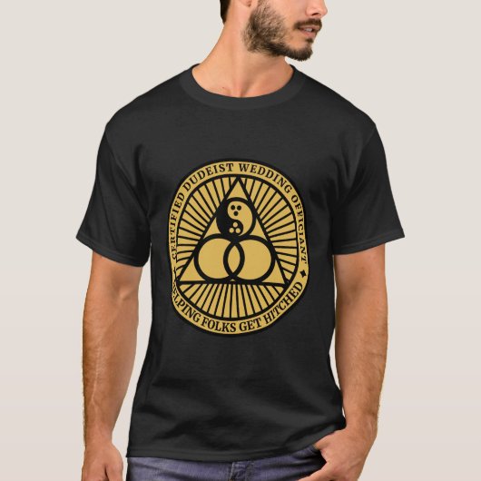 T-shirt du logo du cours d'officier mariage (Devant)