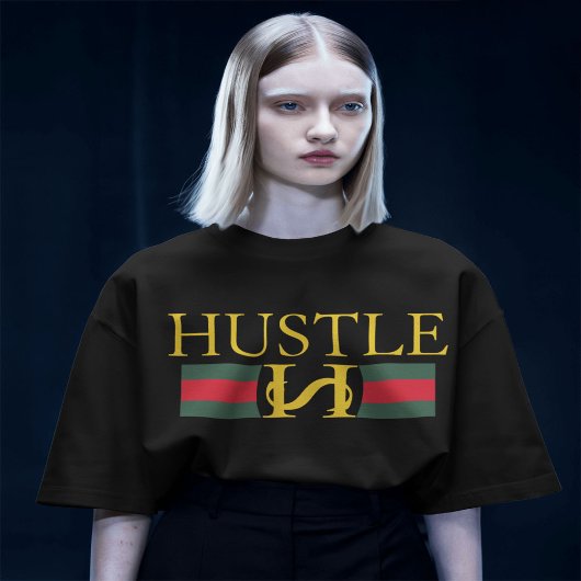 T-shirt du logo du designer Hustle, sweatshirt Hus