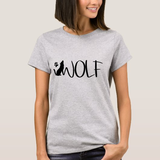 T-shirt du logo graphique Wolf (Devant)