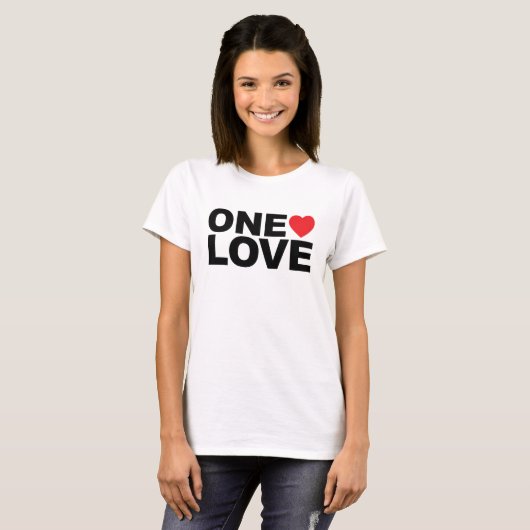 T-shirt du logo OneLove (Devant entier)