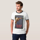 t-shirt du logo sauvage (Devant entier)