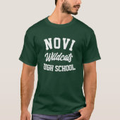 T-shirt du lycée de Novi (Devant)