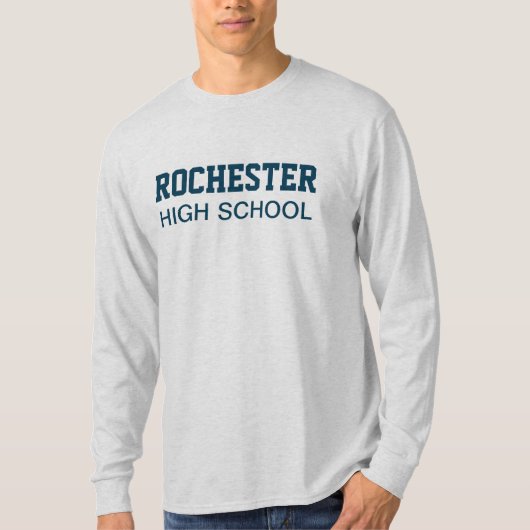 T-shirt du lycée de Rochester (Devant)