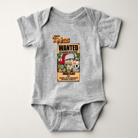 T-Shirt du mauvais Père Noël Bubba Claus (Devant)