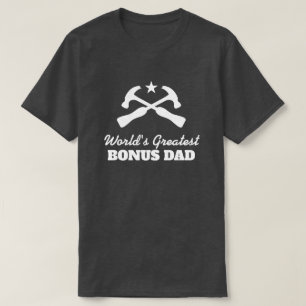 T-shirt du meilleur bonus papa du monde pour beau-