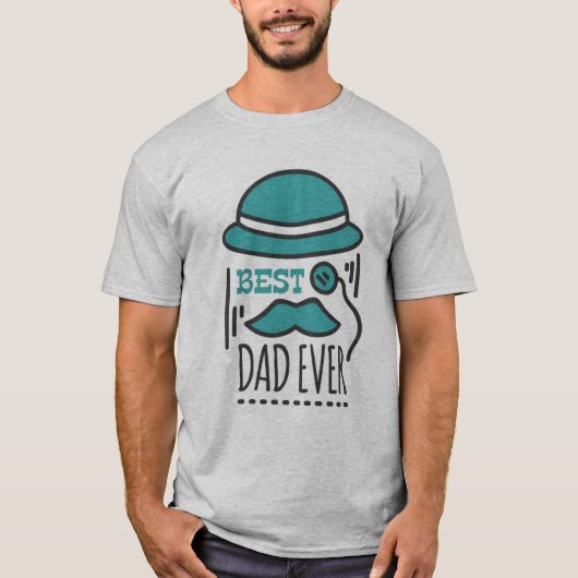 T-shirt du meilleur papa (Devant)