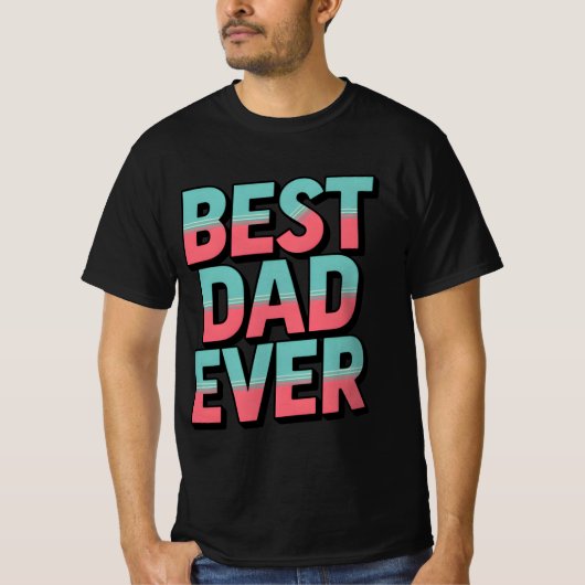T-shirt du meilleur papa (Devant)