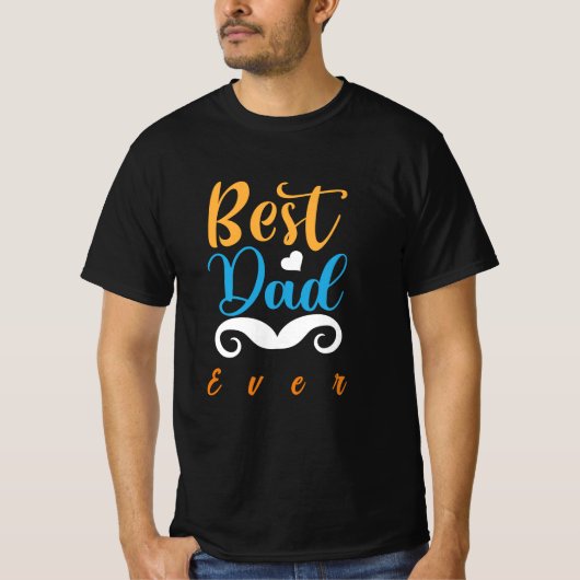 T-shirt du meilleur papa (Devant)