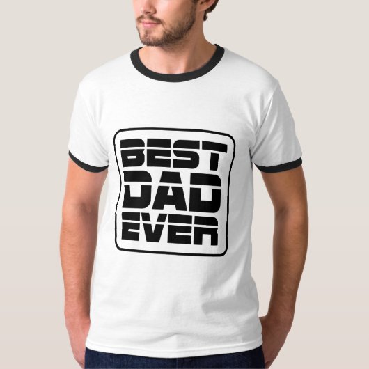 T-shirt du meilleur papa (Devant)