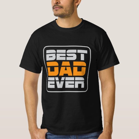 T-shirt du meilleur papa (Devant)