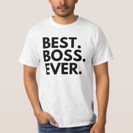 T-shirt du meilleur patron (Devant)