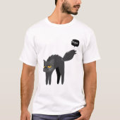 T-shirt du mème du chat Nope (Devant)