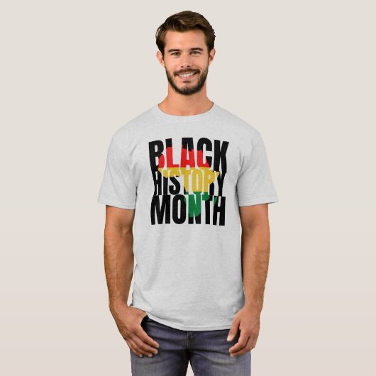 T-shirt du Mois de l'histoire des Noirs (Devant entier)