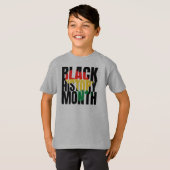 T-shirt du Mois de l'histoire des Noirs (Devant entier)