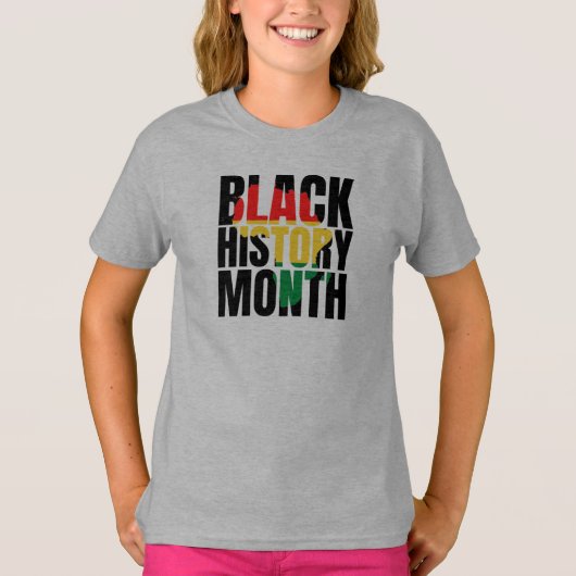 T-shirt du Mois de l'histoire des Noirs (Devant)
