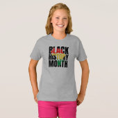 T-shirt du Mois de l'histoire des Noirs (Devant entier)