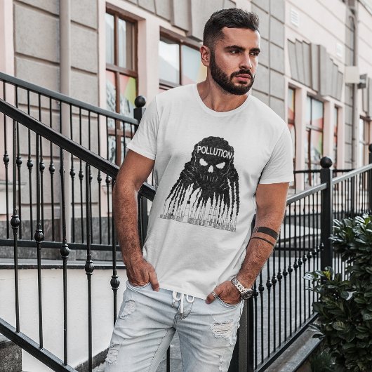 T-shirt du monstre nuage de pollution