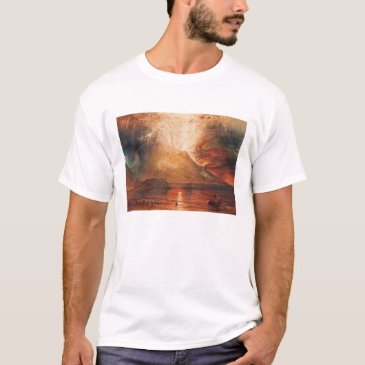 T-shirt du mont Vésuve (Devant)