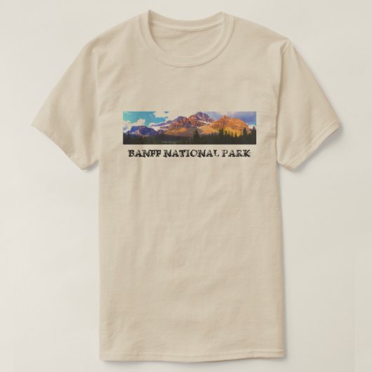 T-shirt du parc national Banff et Jasper (Design devant)