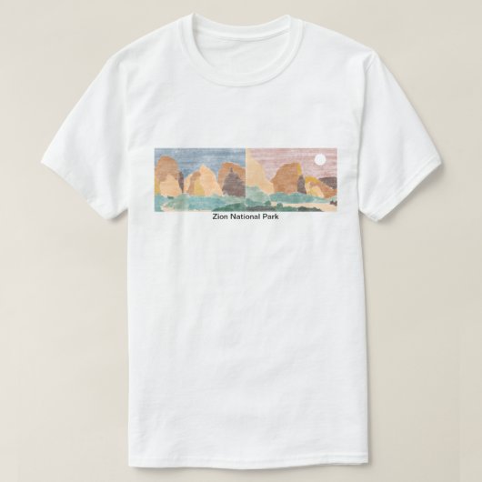 T-shirt du Parc national de Zion (Design devant)