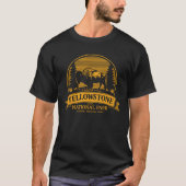 T-shirt du parc national du Bison-Yellowstone (Devant)