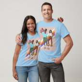 T-shirt du parti Rétro Block (Unisexe)