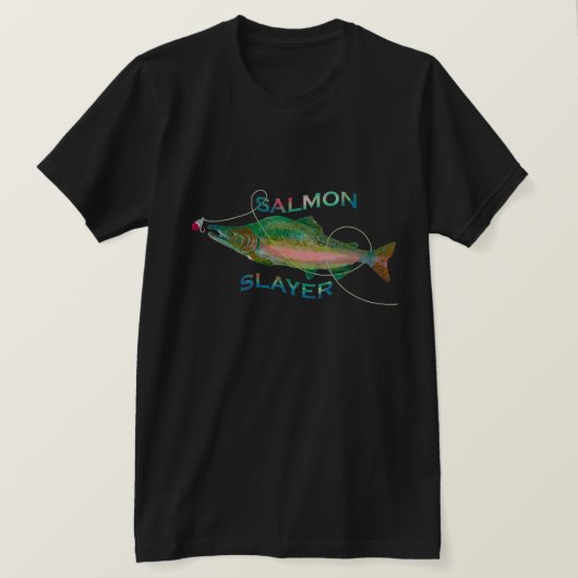 T-shirt du pêcheur saumon Slayer (Design devant)