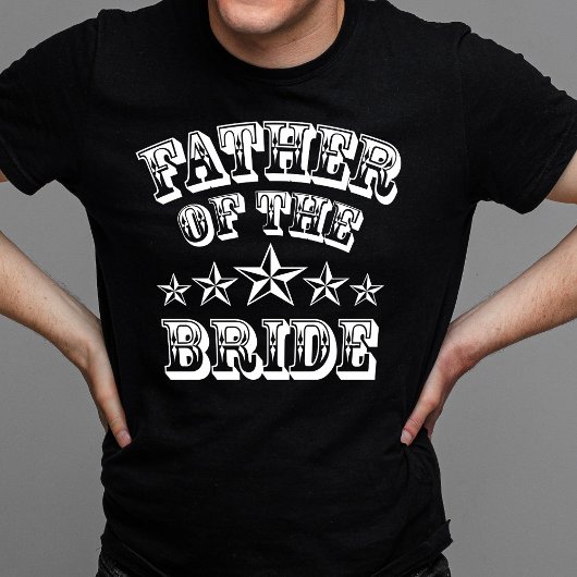 T-shirt du Père de la mariée tendance