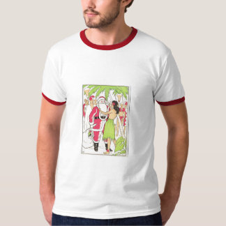 T-shirt du père noël LEIS de fille de danse