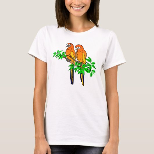 T-shirt du perroquet des femmes (Devant)