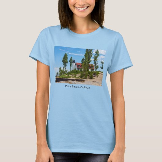 T-shirt du phare de Point Betsie (Devant)
