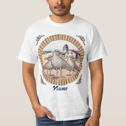 T-shirt du phare Gulls (Devant)
