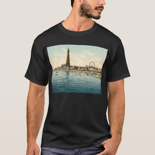 T-shirt Du pilier central, Blackpool, Angleterre (Devant)