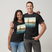 T-shirt Du pilier central, Blackpool, Angleterre (Unisexe)