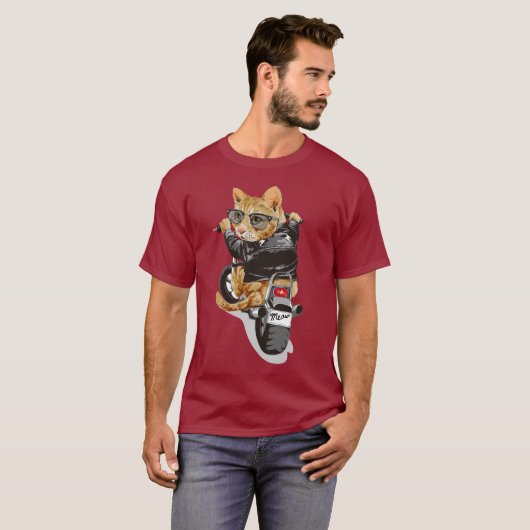 t-shirt du pilote de chat (Devant entier)
